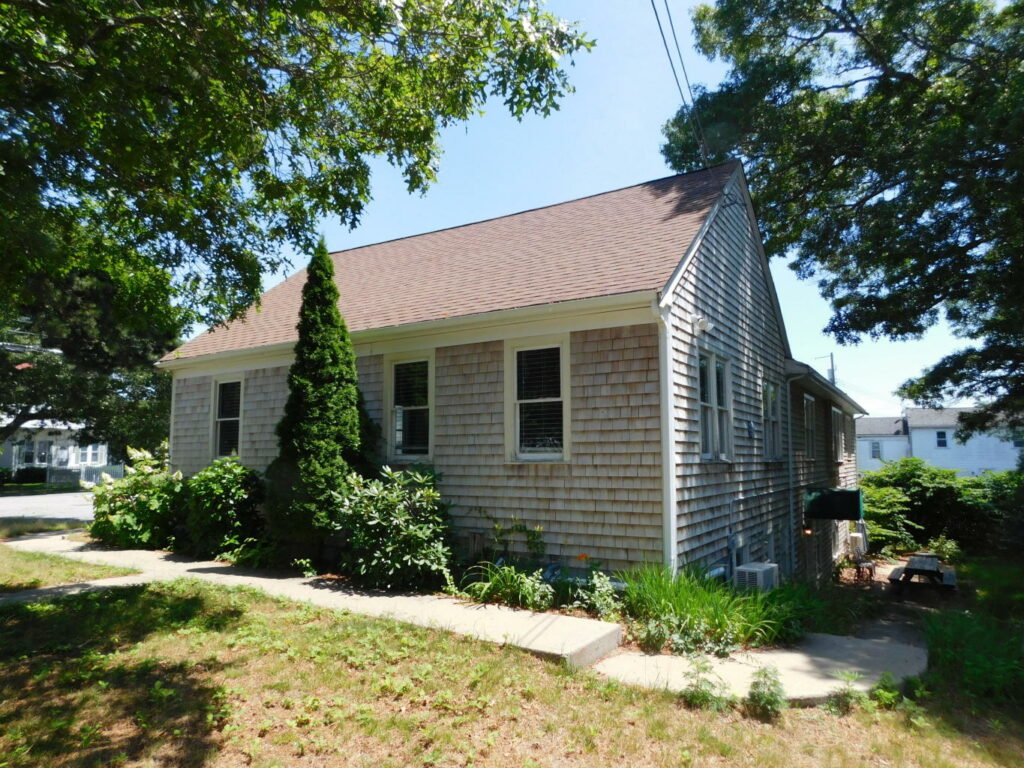 rear of building