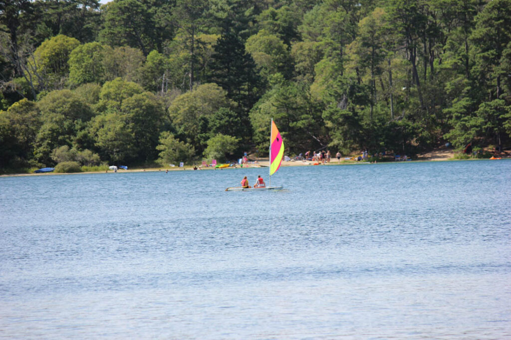 kayak on lake