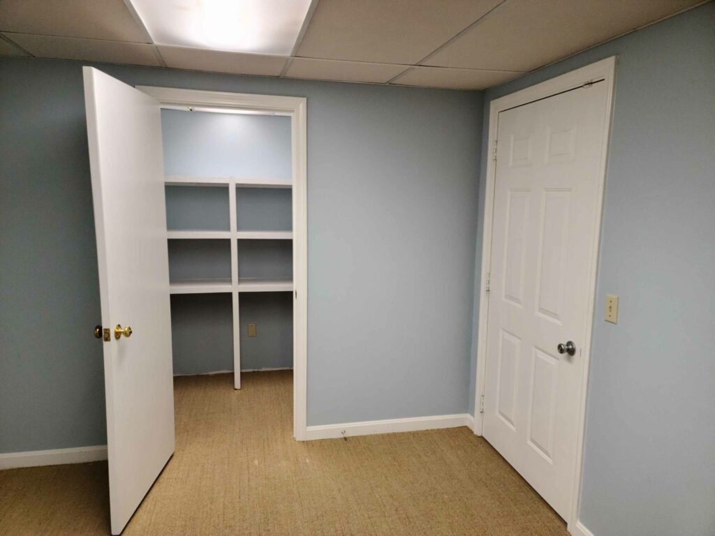 office with closet